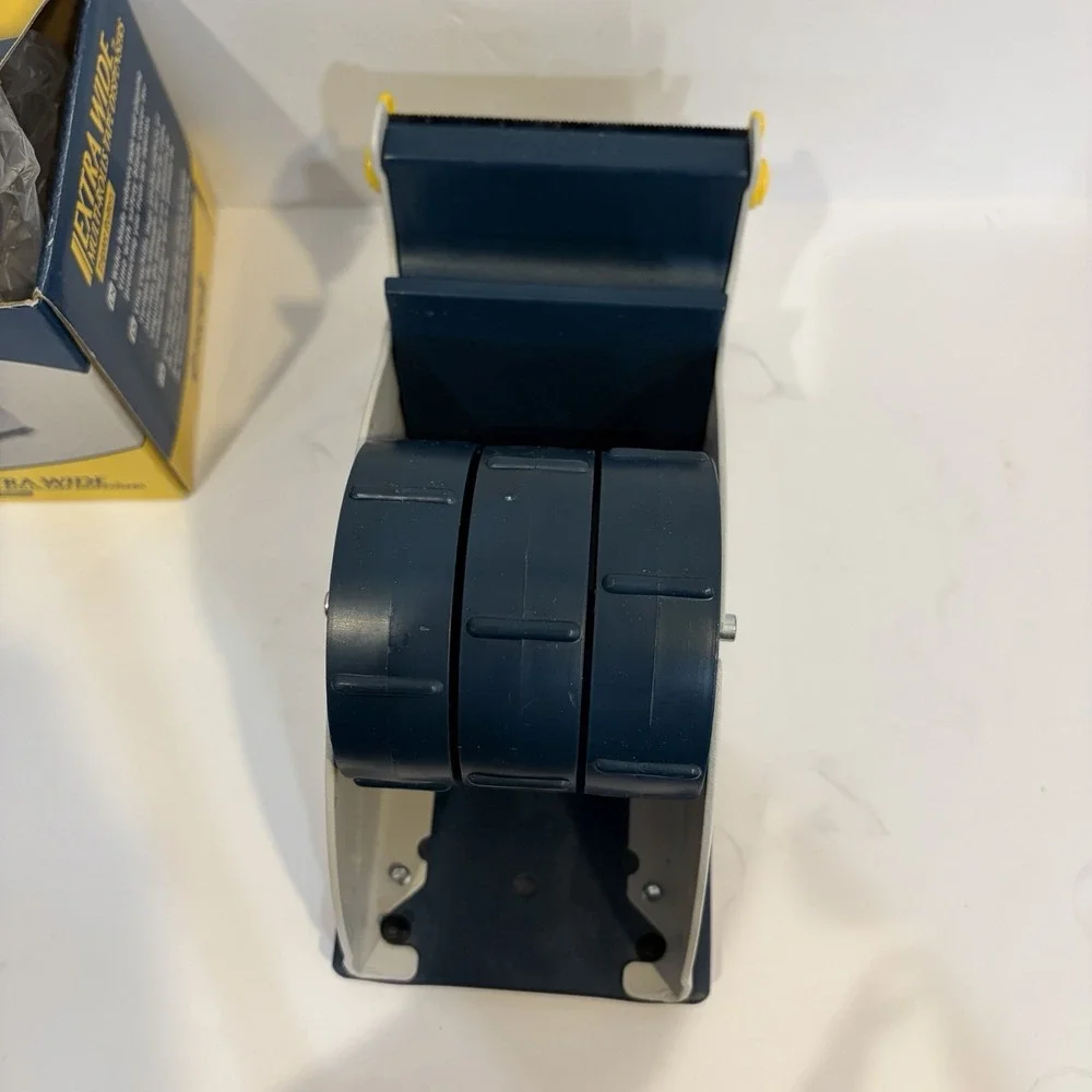 Excell ET-13371 Steel Desktop Tape Dispenser 3 in. width Suction Bottom
